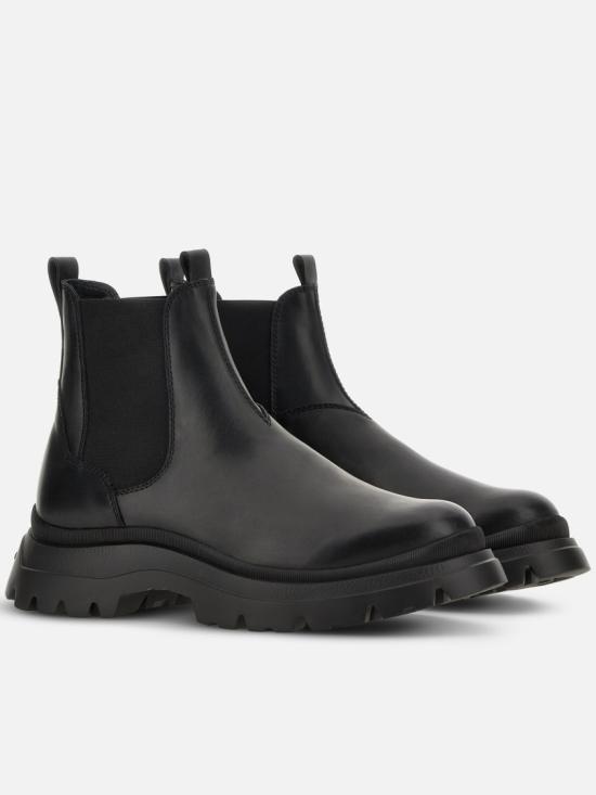 26FW 호간 앱스트랙트 포즈 가디건 HXM6920FT20 UDM Black - HOGAN