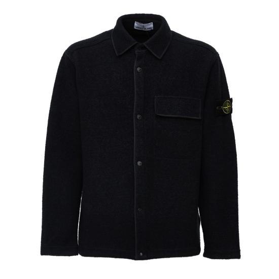 26FW 스톤 아일랜드 마이크로 부클레 롱슬리브 티셔츠 L2S151200034 S0461 Black