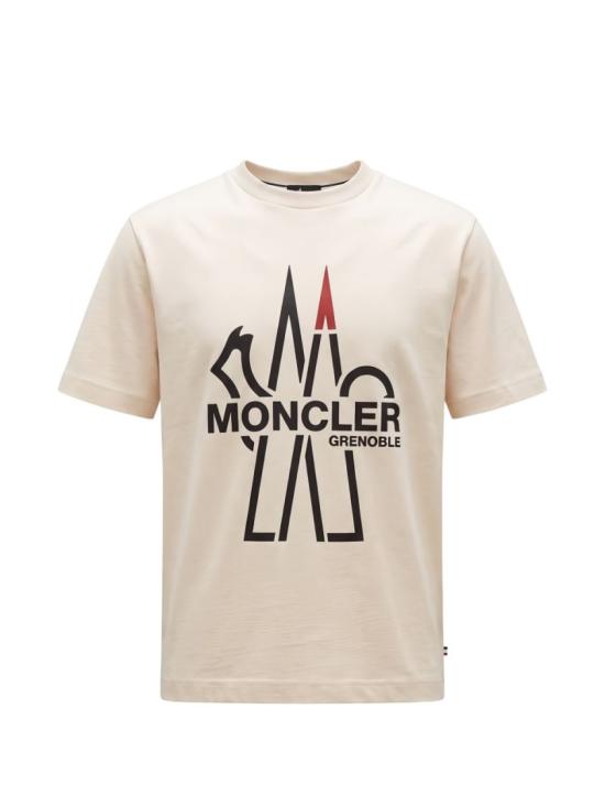 26FW 몽클레어 반팔 티셔츠 L20978C0000789AZ9034 Neutrals