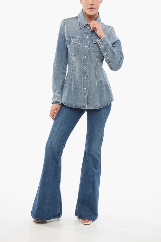  끌로에 데님 셔츠 CHC24SDH01159 470 Blue - CHLOE