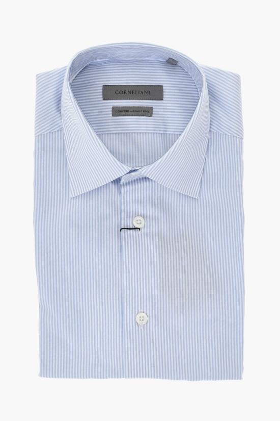  꼬르넬리아니 긴팔 셔츠 85I107 0111269 005 Light blue