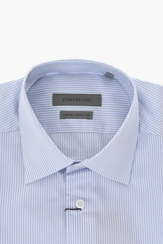  꼬르넬리아니 긴팔 셔츠 85I107 0111269 005 Light blue - CORNELIANI