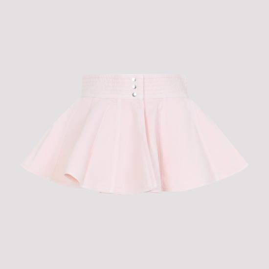 26FW 알라이아 숏 스커트 AA9J2628D028D 416 ROSE PALE - ALAIA