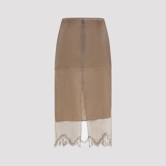 26FW 까르벵 미디 스커트 6262K21290 N847 CARAMEL - CARVEN