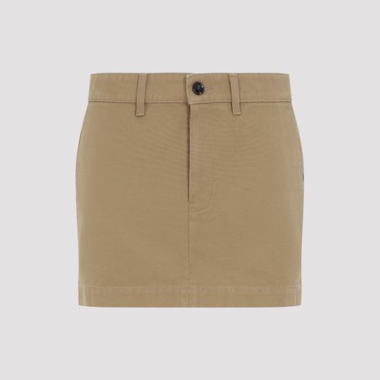 26FW 발렌시아가 숏 스커트 A002BK TRP15 9501 BEIGE
