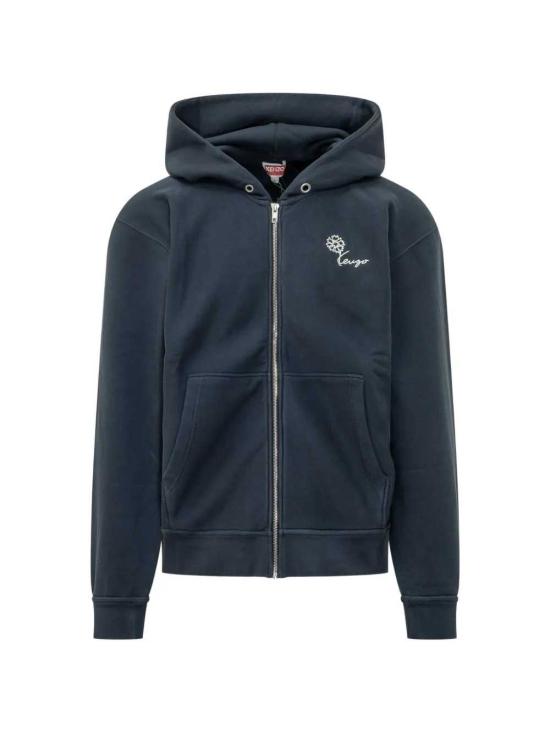 26FW 겐조 후드 티셔츠 FG65HO2744MJ 79 BLEU NOIR
