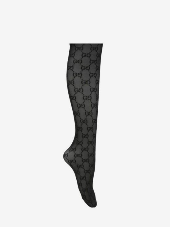 26FW 구찌 GG 스트레치 나일론 타이츠 GG 스트레치 나일론 타이츠 A00640 BLACK