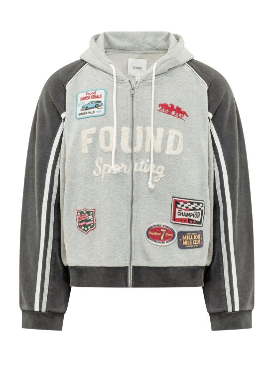 26FW 파운드 긴팔 티셔츠 FOFW26HO03012 8438 VINTAGE BLACK GREY