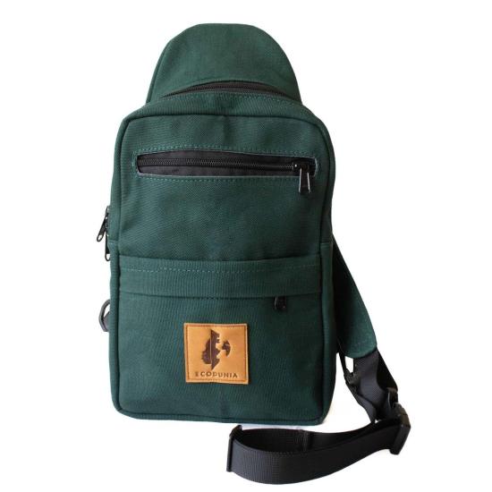  EcoDunia 크로스백 에코두니아 우모자 라지 캔버스 크로스바디 슬링백 - OTHER BRANDS