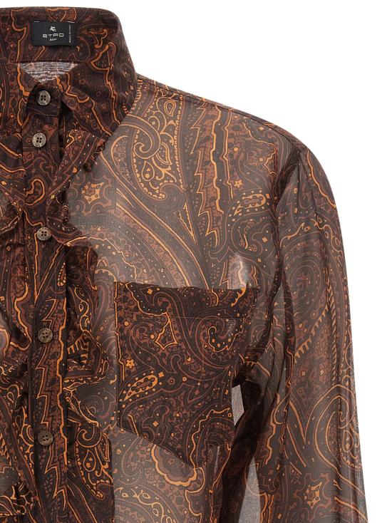26FW 에트로 블라우스 WRIA011899SA124X0865 Brown - ETRO