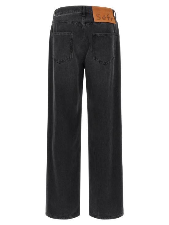 26FW 세퍼 데님 팬츠 MSS26RELAXEDBLA Black - SEFR