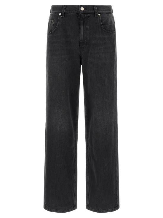26FW 세퍼 데님 팬츠 MSS26RELAXEDBLA Black