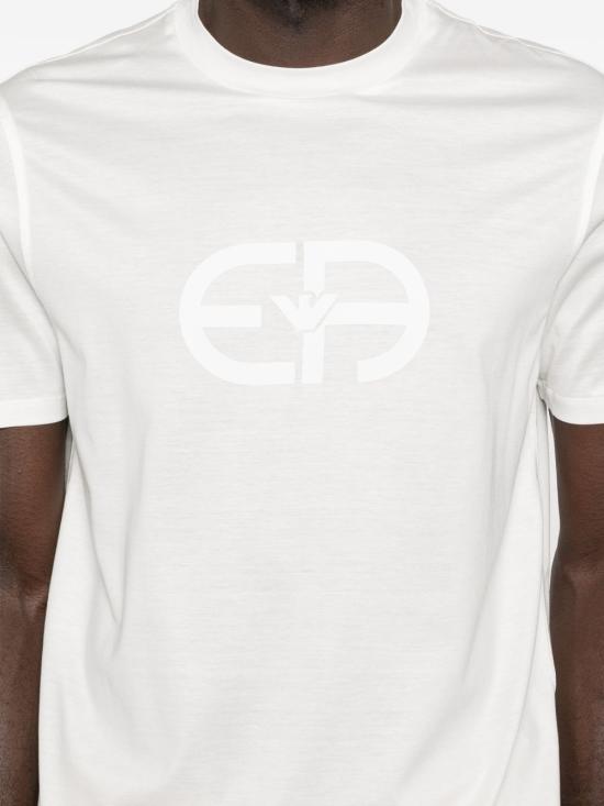 26FW 엠포리오 아르마니 반팔 티셔츠 EM004581 AF10017U0003 WHITE - EMPORIO ARMANI