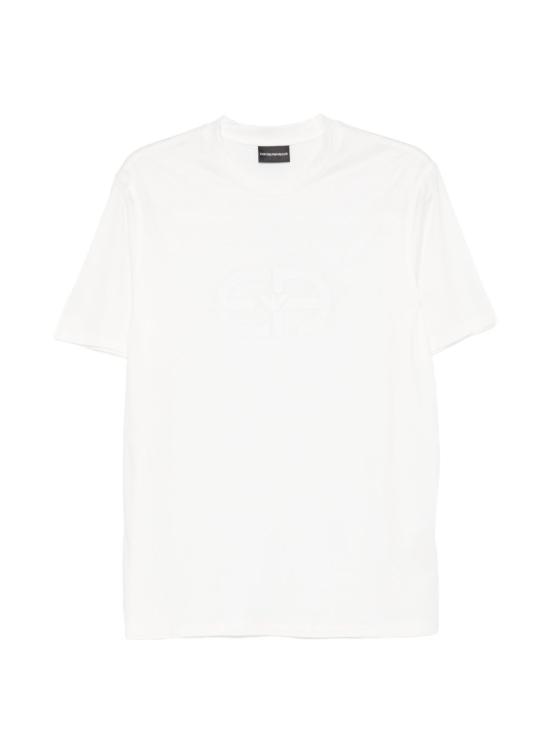 26FW 엠포리오 아르마니 반팔 티셔츠 EM004581 AF10017U0003 WHITE
