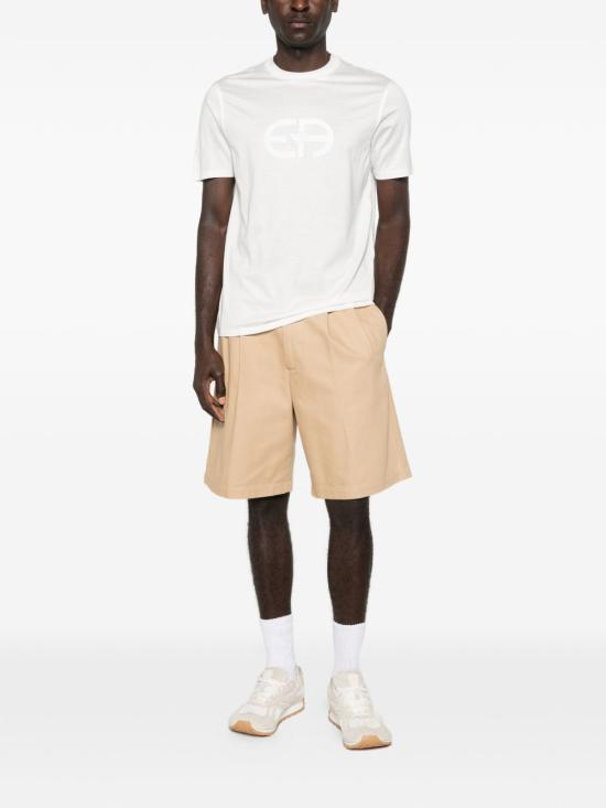 26FW 엠포리오 아르마니 반팔 티셔츠 EM004581 AF10017U0003 WHITE - EMPORIO ARMANI