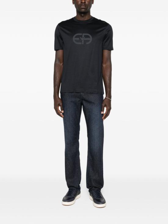 26FW 엠포리오 아르마니 반팔 티셔츠 EM004581 AF10017UB118 NAVY - EMPORIO ARMANI