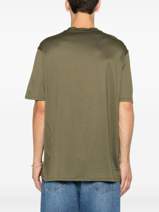 26FW 엠포리오 아르마니 반팔 티셔츠 EM004581 AF10017U7046 GREEN - EMPORIO ARMANI