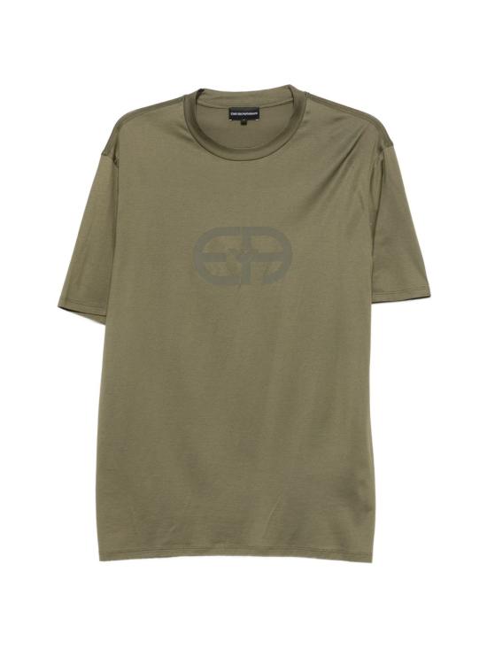 26FW 엠포리오 아르마니 반팔 티셔츠 EM004581 AF10017U7046 GREEN