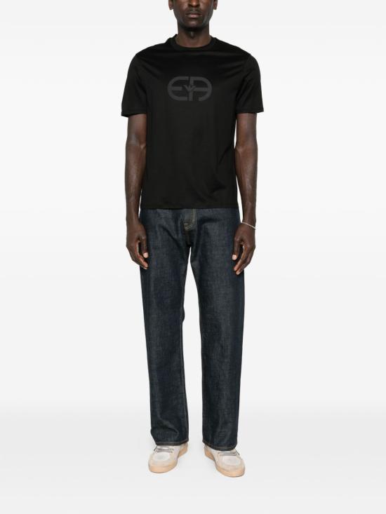 26FW 엠포리오 아르마니 반팔 티셔츠 EM004581 AF10017UC001 BLACK - EMPORIO ARMANI