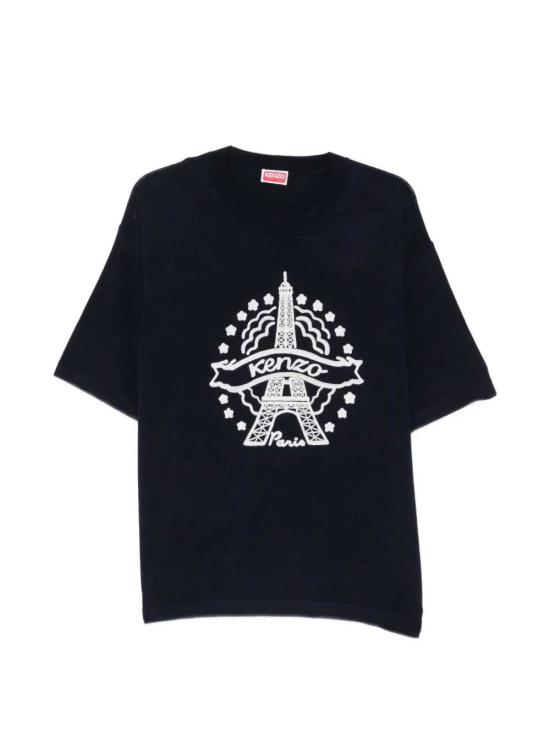 26FW 겐조 반팔 티셔츠 FG65TO8153FH 79 BLEU NOIR