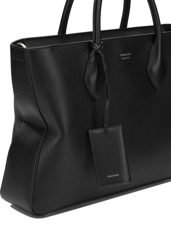 26FW 살바토레 페라가모 토트백 0784724 Black - SALVATORE FERRAGAMO