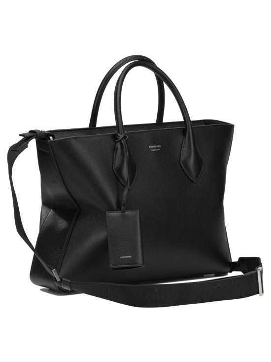 26FW 살바토레 페라가모 토트백 0784724 Black - SALVATORE FERRAGAMO