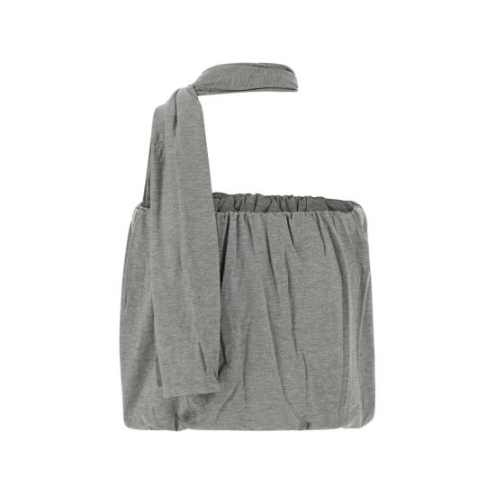 26FW 기마구아스 블라우스 SCARF TOP GREY - GIMAGUAS