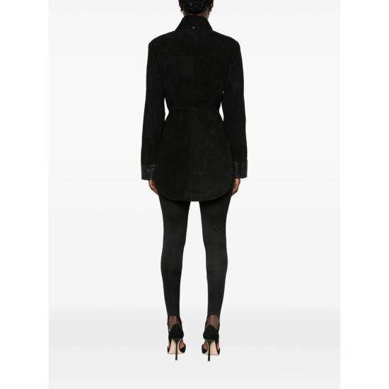 26FW 스포트막스 가죽 자켓 SPSCOCCOLE 091F 002 BLACK - SPORTMAX