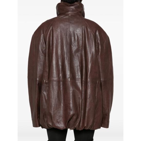 26FW 스포트막스 가죽 자켓 SPSALAGGIO 088F 001 BROWN - SPORTMAX