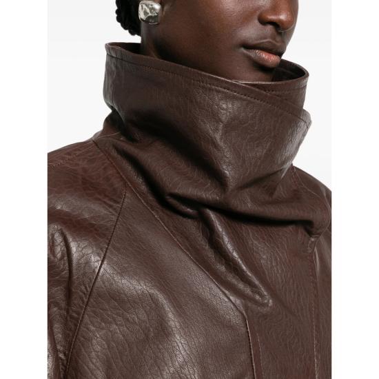 26FW 스포트막스 가죽 자켓 SPSALAGGIO 088F 001 BROWN - SPORTMAX