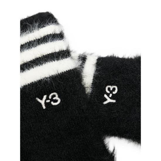 26FW 와이쓰리 장갑 KV2909 BLACK BLACK WHITE - Y-3