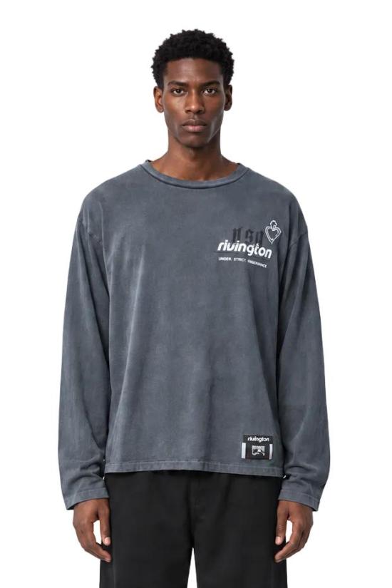 26FW 리빙톤 르아 레비스 123 긴팔 티셔츠 MUSO LS00 BLCK