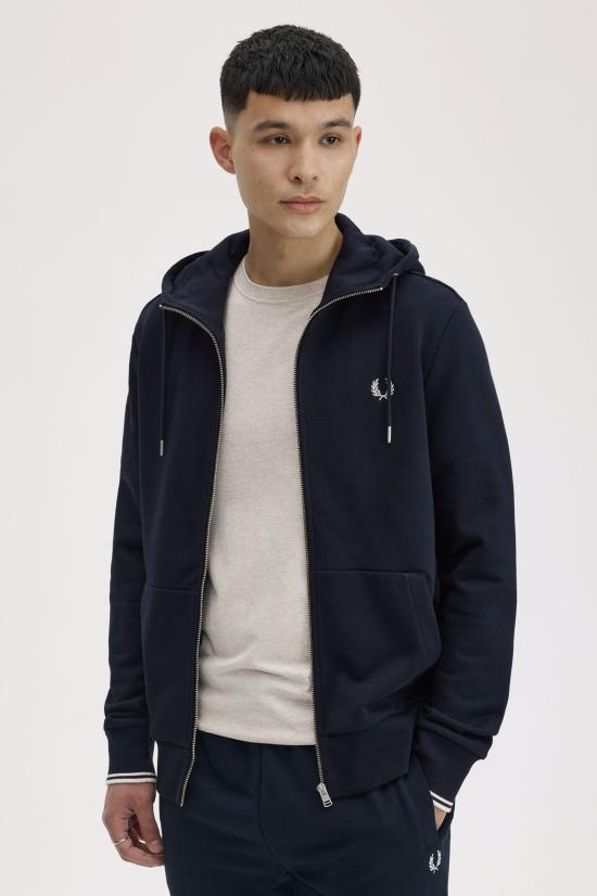 26FW 프레드페리 긴팔 티셔츠 J7536 795 NAVY - FRED PERRY