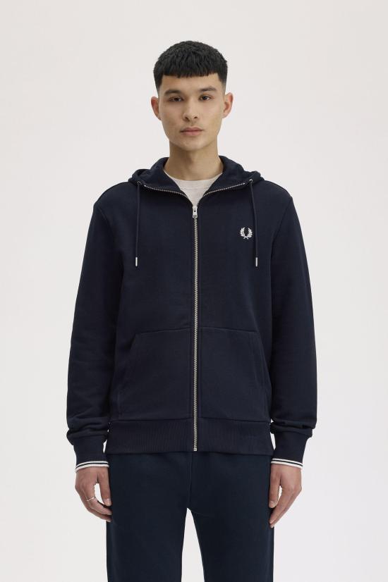 26FW 프레드페리 긴팔 티셔츠 J7536 795 NAVY - FRED PERRY