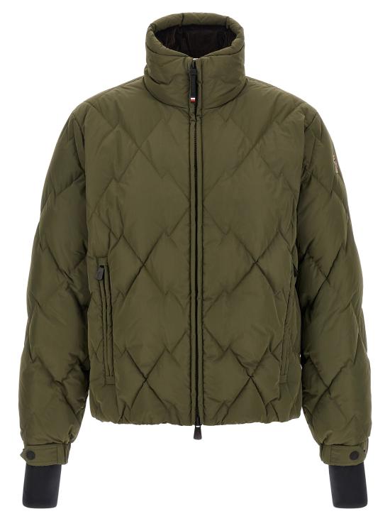 26FW 몽클레어 브라만스 다이아몬드 퀼티드 숏 다운 자켓 L20971A0003059876825 Green