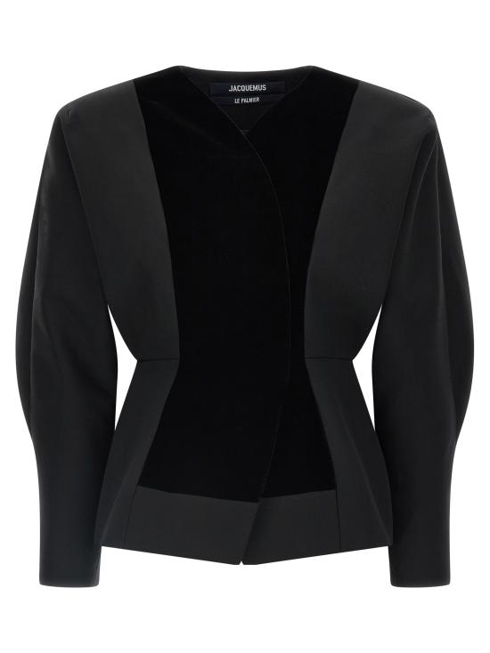 26FW 자크뮈스 수트 세트 26HJAW00147AW00369990 Black