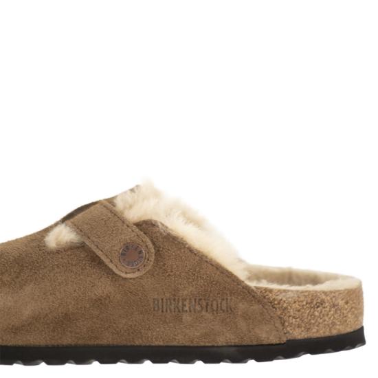 26FW 버켄스탁 보스턴 시어링 스웨이드 뮬 보스턴 시어링 스웨이드 뮬 1032432 BEIGE - BIRKENSTOCK