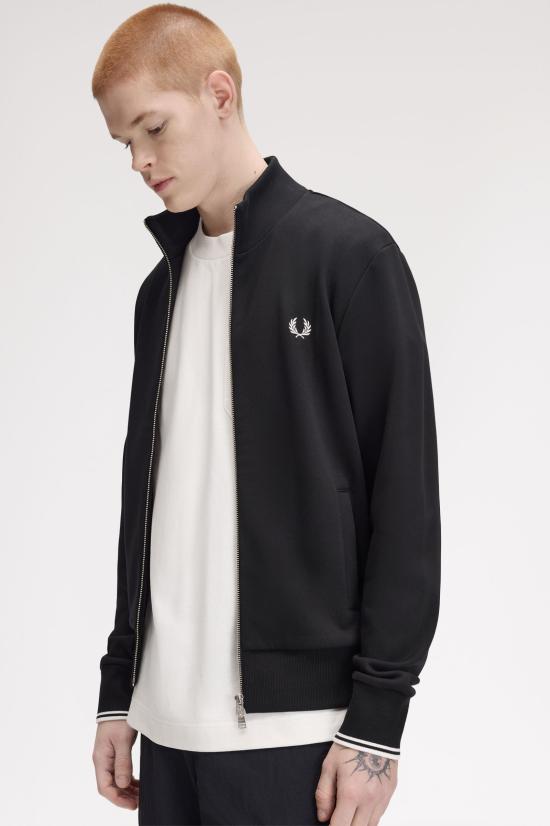 26FW 프레드페리 긴팔 티셔츠 J3340 102 BLACK - FRED PERRY
