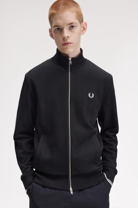 26FW 프레드페리 긴팔 티셔츠 J3340 102 BLACK - FRED PERRY