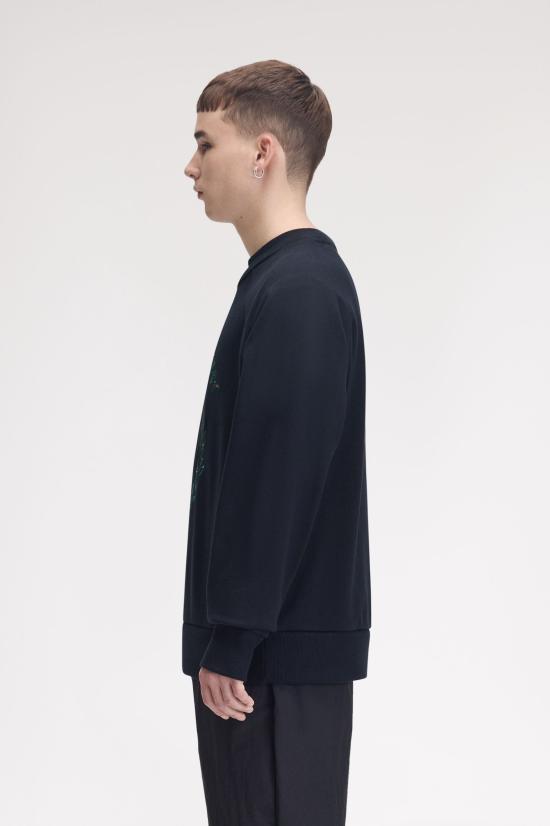 26FW 프레드페리 긴팔 티셔츠 M3652 608 NAVY - FRED PERRY
