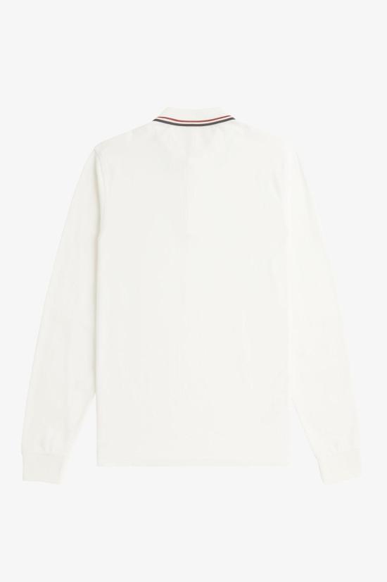 26FW 프레드페리 폴로 티셔츠 M3636 T60 SNWHT BRED NVY - FRED PERRY