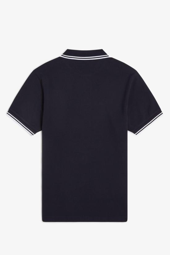 26FW 프레드페리 폴로 티셔츠 M3600 238 NAVY WHITE - FRED PERRY