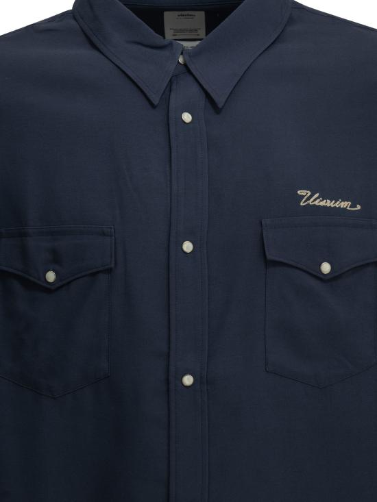 26FW 비즈빔 긴팔 셔츠 0126205011003NAVY BLUE - VISVIM
