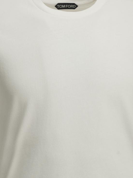 26FW 톰포드 반팔 티셔츠 JCS033JMC080WAA WHITE - TOMFORD
