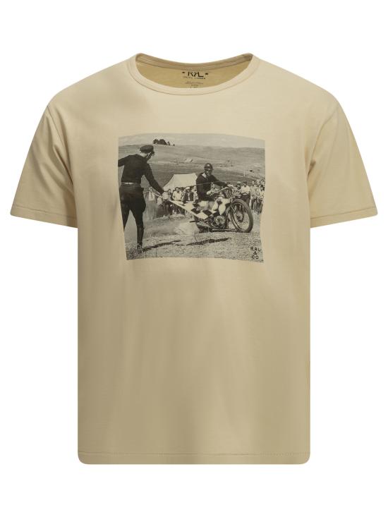 26FW 더블알엘 반팔 티셔츠 782P14580001PAPERWHITE BEIGE