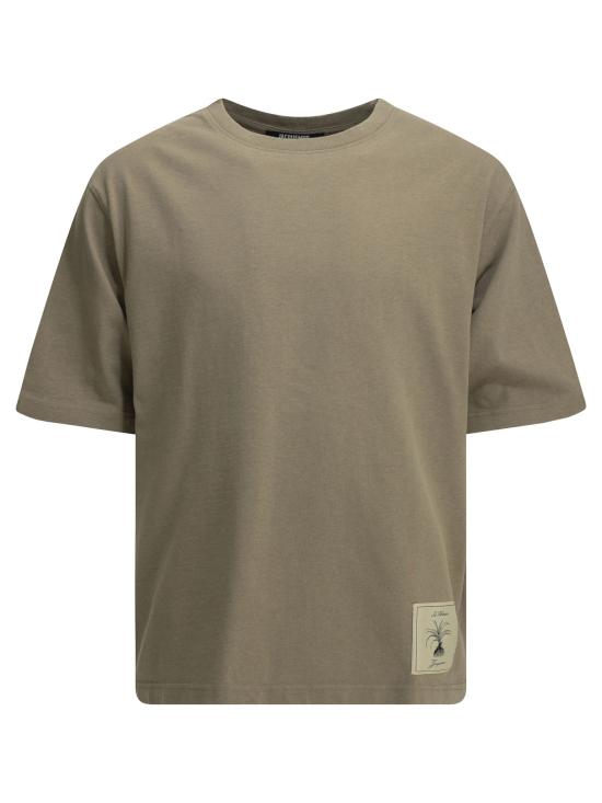 26FW 자크뮈스 반팔 티셔츠 TSU00334AJ00045BEIGE GREY
