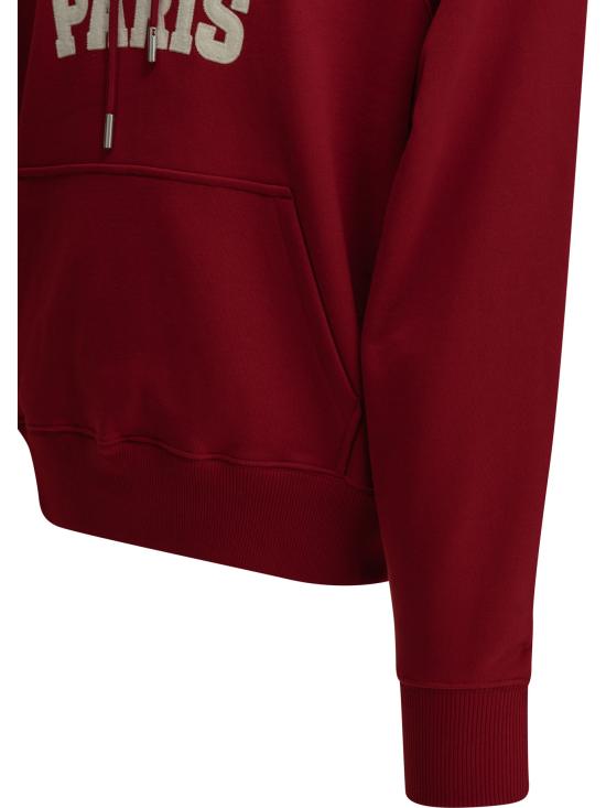  아미 후드 티셔츠 USW803JE0273A202 RED - AMI
