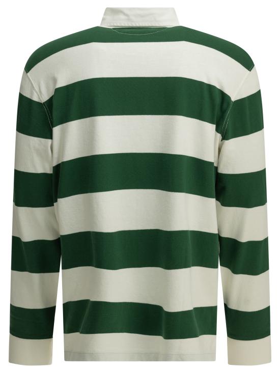 26FW 폴로 랄프로렌 아이코닉 럭비 셔츠 710717116512TRPHYCRMNWFOREST GREEN - POLO RALPH LAUREN
