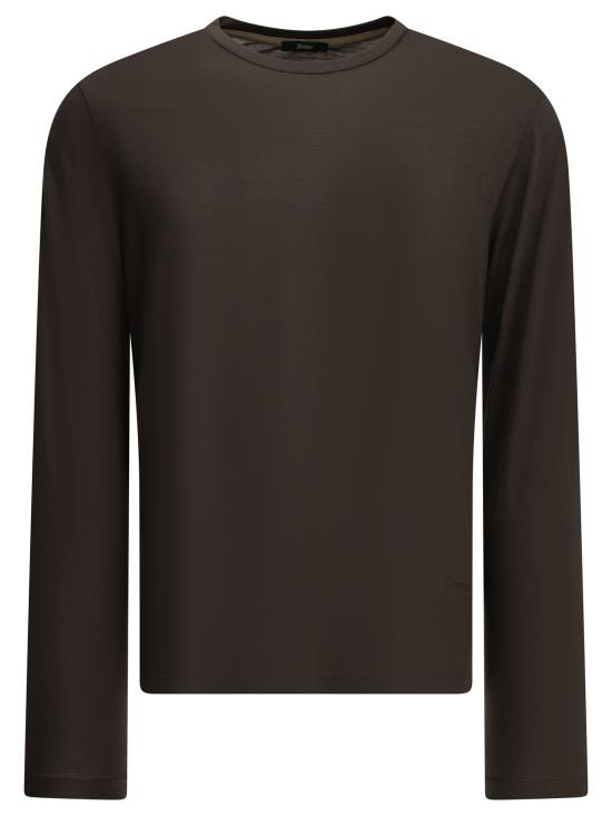 26FW 에르노 반팔 티셔츠 JG000290U520688800 BROWN