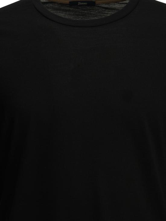 26FW 에르노 반팔 티셔츠 JG000290U520689300 BLACK - HERNO